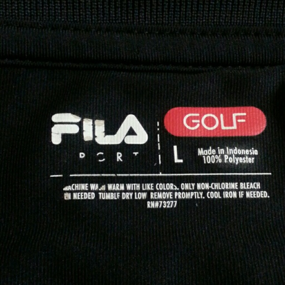 FILA SPORT GOLF PERFORMANCE TOP GOOD CONDITION - Picture 2 of 8